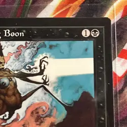 Vintage MTG Withering Boon Mirage Regular Card Magic Gathering NM - Image 3