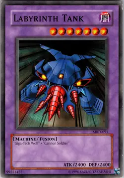 Yu-Gi-Oh TCG Labyrinth Tank Metal Raiders MRD-091 Unlimited Common Card LP - Image 1