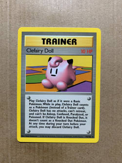 Clefairy Doll 70/102 Base Set - Rare Pokemon Card - NM/Mint - Image 1
