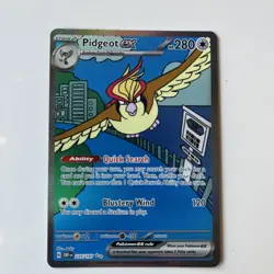 Pokemon TCG Pidgeot EX Card Obsidian Flames SIR 225/197 - Image 1