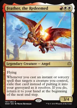 Feather, the Redeemed -Foil Near Mint MTG War of the Spark - Image 1