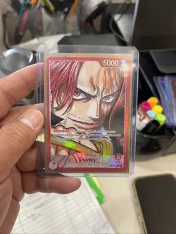 OP09-001 Shanks Leader Alt Art One Piece Card Game English TCG - Image 1