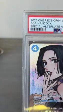 PSA 9 Boa Hancock OP01-078 Kingdoms of Intrigue One Piece Card Japanese Mint - Image 2
