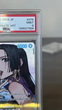 PSA 9 Boa Hancock OP01-078 Kingdoms of Intrigue One Piece Card Japanese Mint - Image 4