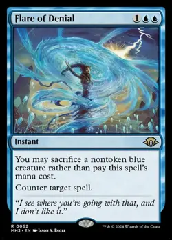 x1 Flare of Denial R MTG Modern Horizons 3 M/NM, English - Image 1