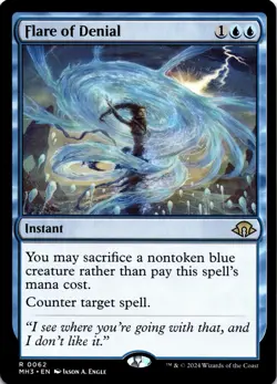MTG Flare of Denial (052) | NM | Modern Horizons 3 {MH3} - Image 1