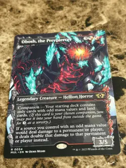 OBOSH, THE PREYPIERCER Magic MTG March of the Machine Borderless - Image 1