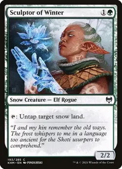 1x Sculptor of Winter NM Eng MTG - Kaldheim - Image 1