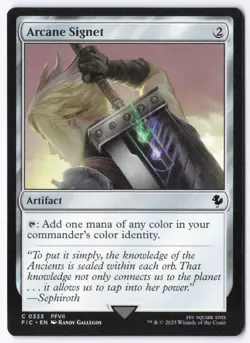 Arcane Signet (0333) C Commander: FINAL FANTASY 333 NM - Image 1