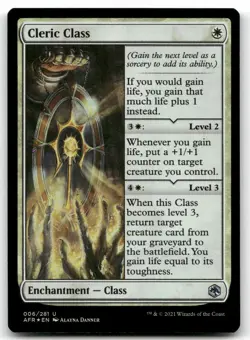 Cleric Class #6 (Foil) (NM) Forgotten Realms AFR Magic MTG - Image 1