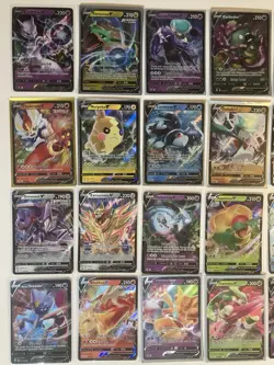 Pokemon V Mewtwo Garbodor Rayquazza ULTRA RARE Tyranitar Morpeko 28 Card LOT - Image 2