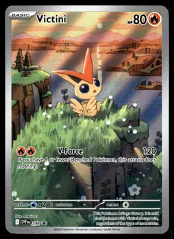 Pokemon TCG Victini 208 SVP: Scarlet & Violet Promo NM - Image 1