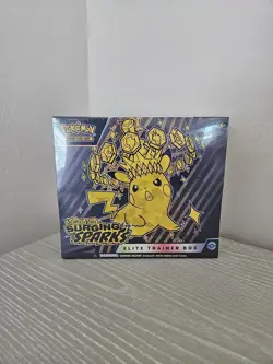 Pokemon TCG Surging Sparks Elite Trainer Box ETB Factory Sealed - Image 1