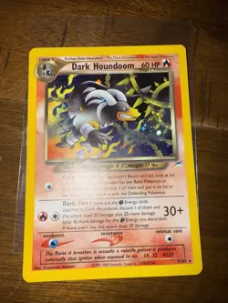 Pokemon TCG Dark Houndoom Neo Destiny 7/105 Holo Unlimited Rare - Image 1