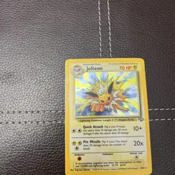 Pokemon TCG - Jolteon - 4/64 - Jungle - MP Unlimited Holo Rare (1999) - Image 2