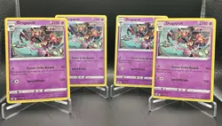 4x Dragapult 130/264 Fusion Strike Cosmos Holo Rare Playset Pokemon TCG NM/M - Image 1