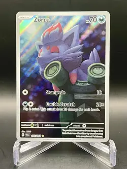 Zorua 075/064 Shrouded Fable Illustration Rare Full Art Holo Pokemon TCG NM/M - Image 1