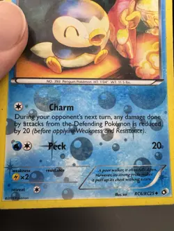 Pokemon Piplup RC6/RC25 Legendary Treasures: Radiant Collection Holo HP - Image 3
