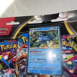 Pokemon TCG Mega Evolutions 3 Booster Blister Golduck Perfect Place Swirl 🍥 - Image 1