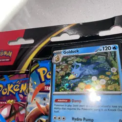 Pokemon TCG Mega Evolutions 3 Booster Blister Golduck Perfect Place Swirl 🍥 - Image 2
