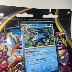 Pokemon TCG Mega Evolutions 3 Booster Blister Golduck Perfect Place Swirl 🍥 - Image 3
