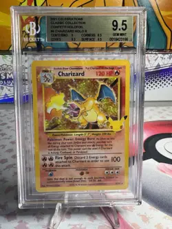 Pokemon TCG Celebrations Classic Collection Charizard 4/102 BGS 9.5 Gem Mint - Image 1