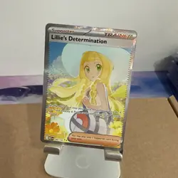Pokemon TCG Lillie’s Determination Mega Evolution 184/132 SIR English Pack Fresh - Image 1