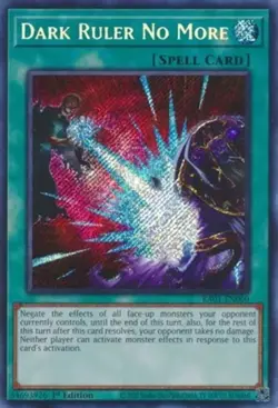 Yugioh! LP Dark Ruler No More - RA01-EN060 - Secret Rare - 1st Edition Lightly P - Image 1