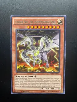 Yugioh Thunder King, the Lightningstrike Kaiju MP17-EN046 Rare 1st Edition NM - Image 1