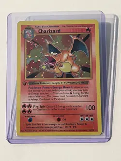 pokemon card CHARIZARD holographic 1999 Rare 1st edition Mint ***** - Image 2