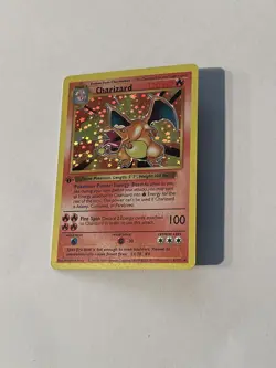 pokemon card CHARIZARD holographic 1999 Rare 1st edition Mint ***** - Image 3