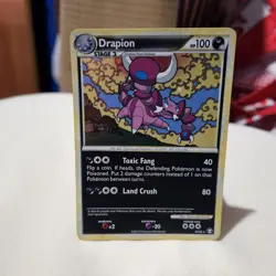 Drapion Pokemon TCG Triumphant Holofoil Holo Rare Card #4/102 - Image 1