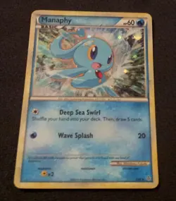 Manaphy Pokemon TCG Unleashed Hologram Holofoil Holo Foil Card #3 - Image 1