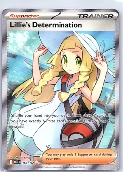 Lillie's Determination 169/132 ME01: Mega Evolution - Pokemon Card - NM - Image 1