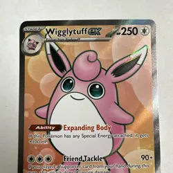 Pokemon TCG Wigglytuff EX Full Art Ultra Rare Holo Card 187/165 NM - Image 2