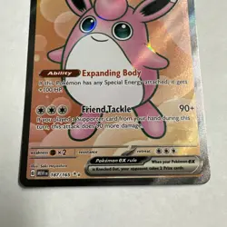 Pokemon TCG Wigglytuff EX Full Art Ultra Rare Holo Card 187/165 NM - Image 3