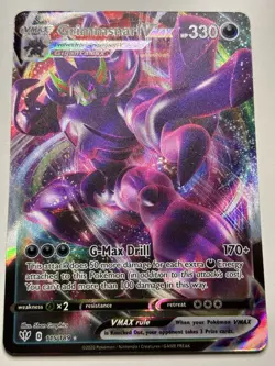 Grimmsnarl VMAX 115/189 Ultra Rare SWSH03: Darkness Ablaze Pokemon Card - Image 1