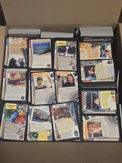 X-Files CCG Large Flat Box Collection Cards Including Rares! Huge Value! Truth - Image 1