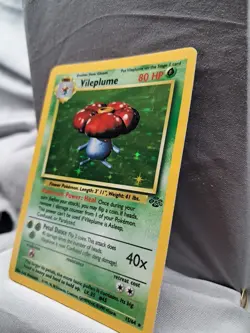 Pokemon 1999 Vileplume #15/64 Jungle Set Holo Raw Card - Image 2