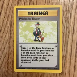 Pokemon Trader 77/102 Non Holo Rare Base Set Pokemon Card NM - Image 1