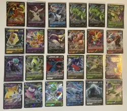 Pokemon V CHARIZARD Leafeon Celebi ULTRA RARE Tyranitar Glaceon 24 Card LOT - Image 1