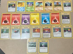 VINTAGE Pokemon shadowless Card lot of 23 Cards MP/HP - Image 1