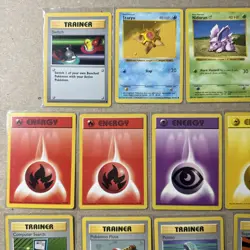 VINTAGE Pokemon shadowless Card lot of 23 Cards MP/HP - Image 2