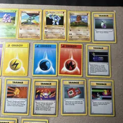 VINTAGE Pokemon shadowless Card lot of 23 Cards MP/HP - Image 4