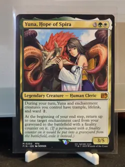 Yuna, Hope of Spira #250 Mythic Regular - Final Fantasy FIN MTG - English - NM - Image 1