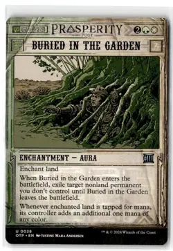2024 Breaking News Buried in the Garden #38 Masterpiece/Uncommon - Image 1