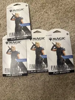 Magic the Gathering Sleeved Play Booster Pack Universes Beyond Final Fantasy 4x - Image 2