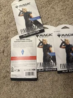 Magic the Gathering Sleeved Play Booster Pack Universes Beyond Final Fantasy 4x - Image 3