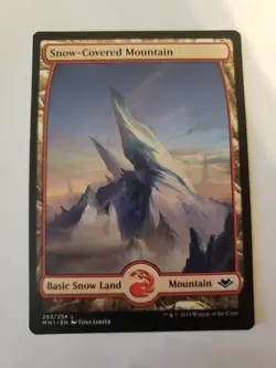 4x snow covered mountain full art MH1 NM x4 - Image 1