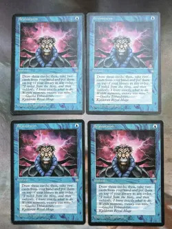 4x Brainstorm Ice Age • 3 MP / 1 Damaged • Mtg (1944) - Image 1